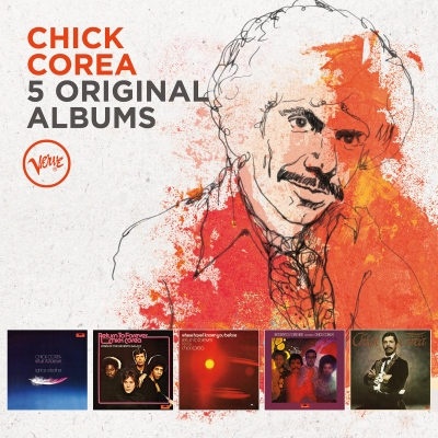 CHICK COREA - 5 ORIGINAL ALBUMS (5cd box)
