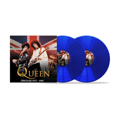 QUEEN - ONSTAGE 1977-1985 (2LP - blue vinyl)