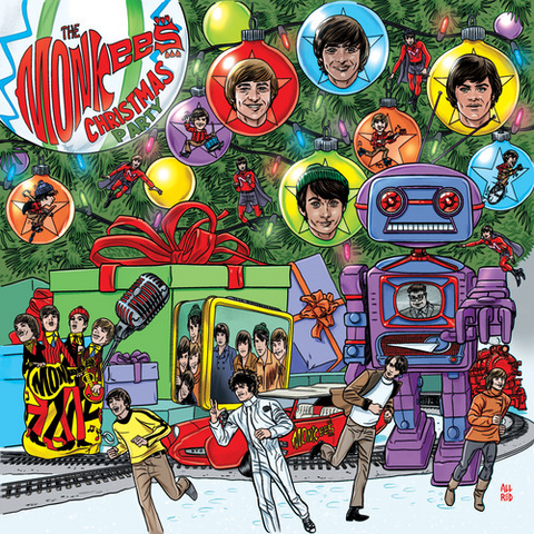 THE MONKEES - CHRISTMAS PARTY (12'' - red vinyl)
