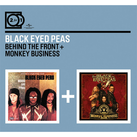 BLACK EYED PEAS - BEHIND THE FRONT / MONKY BUSINESS (2cd)