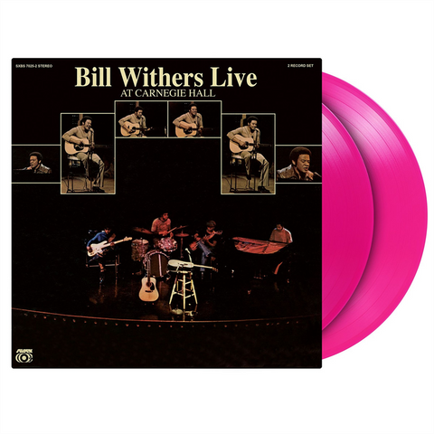 BILL WITHERS - LIVE AT CARNEGIE HALL (2LP - FUCHSIA | REM'26 - 1973)