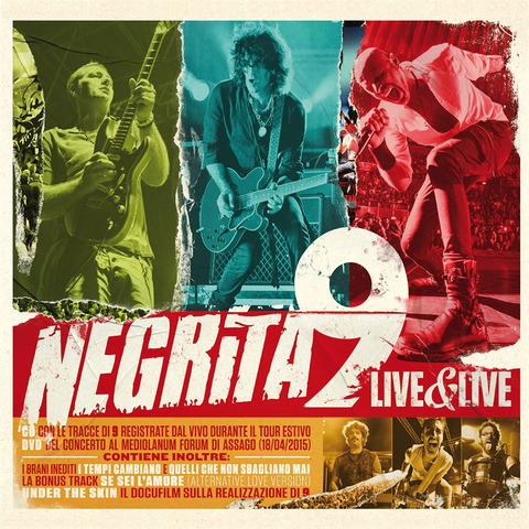 NEGRITA - 9 LIVE&LIVE (2016 - cd+dvd)