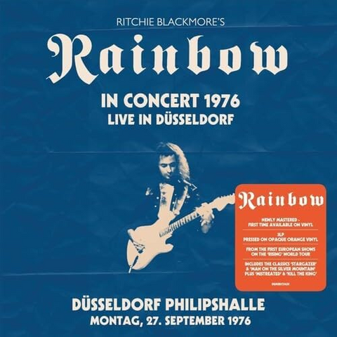 RITCHIE BLACKMORE'S RAINBOW - LIVE IN DUSSELDORF 1976 (3LP - ARANCIONE - 2026)