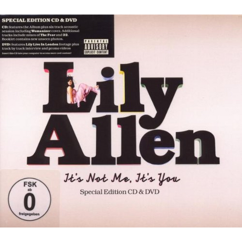 LILY ALLEN - IT'S NOT ME IT'S YOU (cd+dvd)