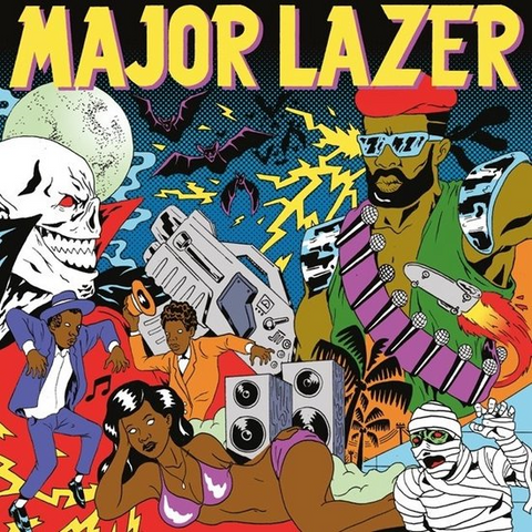 MAJOR LAZER - GUNS DON'T KILL PEOPLE… LAZERS DO (2LP - REM24 - 2009)