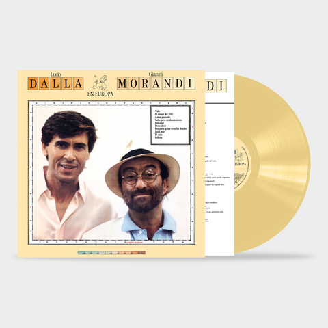 LUCIO DALLA & GIANNI MORANDI - DALLA / MORANDI EN EUROPA (LP - giallo | spagnolo | rem24 - 1988)