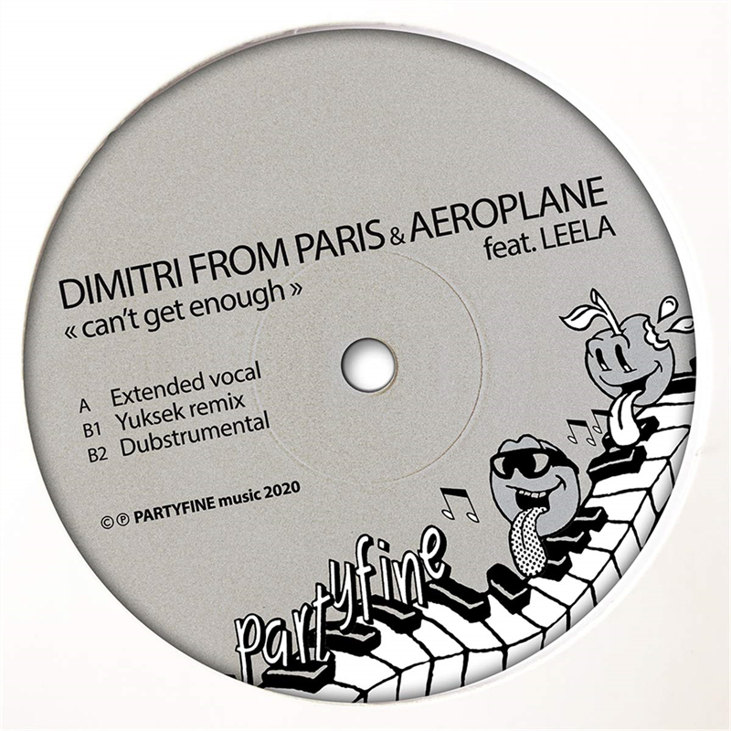 DIMITRI FROM PARIS & AEROPLANE - CAN'T GET ENOUGH (LP - 2020)