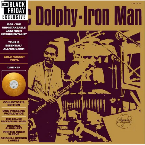 ERIC DOLPHY - IRON MAN (LP - gold - RSD BlackFriday23)