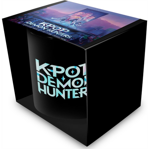 K-POP DEMON HUNTERS - SOUNDTRACK - LOGO - TAZZA CERAMICA NERA
