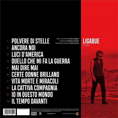 LIGABUE - START (LP+CD - 2019 - ARANCIONE)