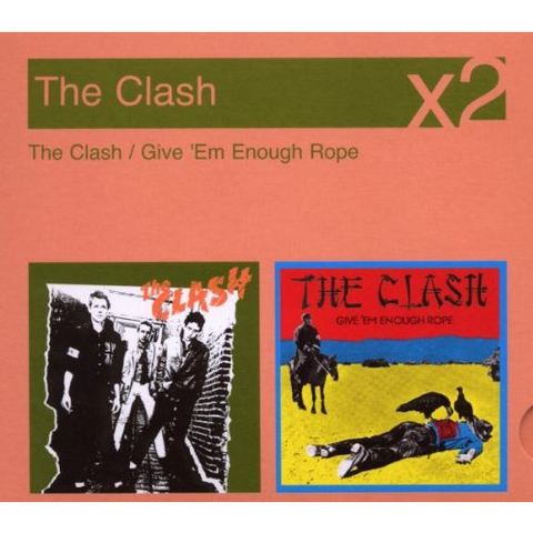 THE CLASH - THE CLASH / GIVE EM ENOUGH ROPE (2cd set)