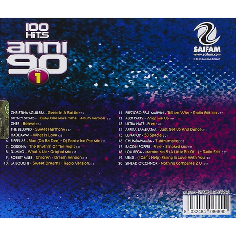 ARTISTI VARI - 100 HITS anni '90 - volume 01