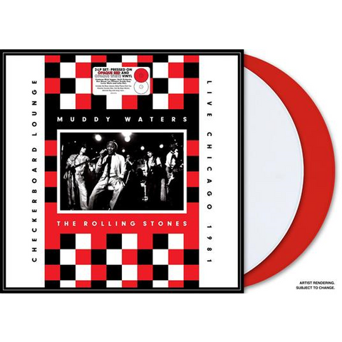 MUDDY WATERS & THE ROLLING STONES - LIVE AT THE CHECKERBOARD (2LP - clrd | rem22 - 2012)
