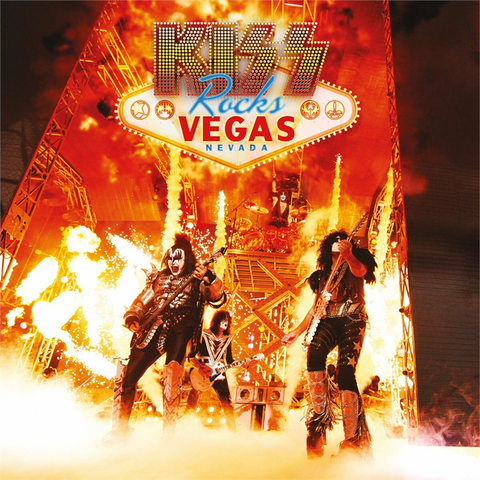 KISS - ROCKS VEGAS (2LP+DVD - CLRD - 2016)