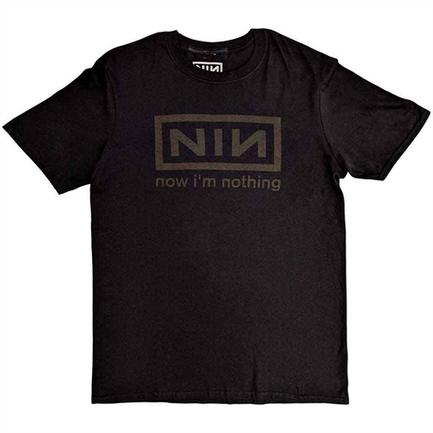 NINE INCH NAILS - NOW I'M NOTHING - NERO (L) - TSHIRT