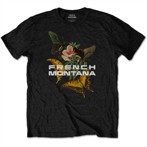 FRENCH MONTANA - BUTTERFLY - nero - M - t-shirt