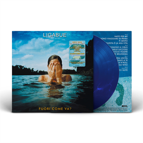 LIGABUE - FUORI COME VA? (2LP - BLU TRASPARENTE | REM22 - 2002)