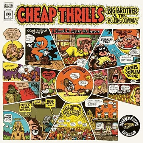 JANIS JOPLIN - BIG BROTHER & THE HOLDING COMPANY - CHEAP THRILLS (LP - 1968)