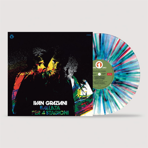 IVAN GRAZIANI - BALLATA X 4 STAGIONI (LP – SPLATTER – LTD ED | REM'23 – 1976)