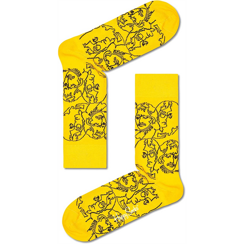 THE BEATLES - LINE SOCKS RITRATTO GIALLO - CALZINI - 41/46