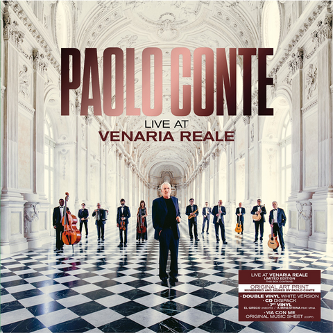 PAOLO CONTE - LIVE AT VENARIA REALE (4LP - LTD ED - 2021)
