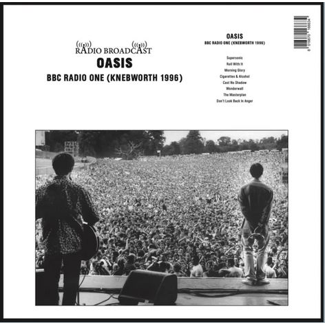 OASIS - BBC RADIO ONE: KNEBWORTH 1996 (LP - BROADCAST - 2024)