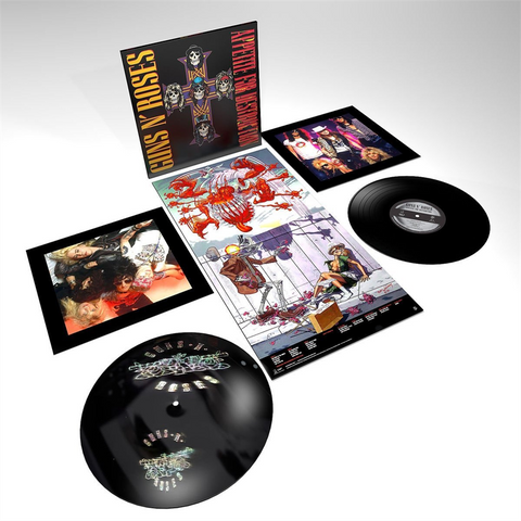 GUNS N' ROSES - APPETITE FOR DESTRUCTION (2LP - 1987 - REM)