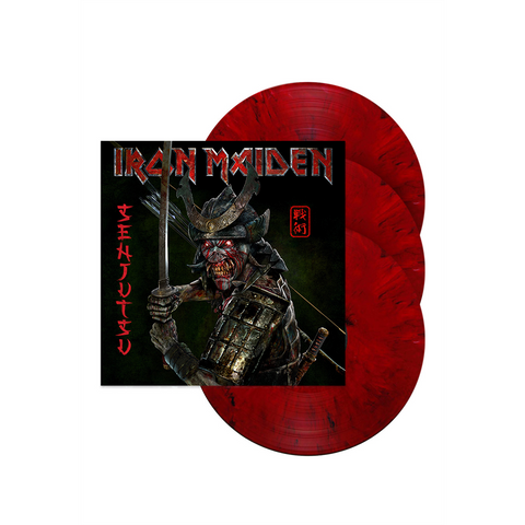 IRON MAIDEN - SENJUTSU (3LP - special | red & black | indie - 2021)