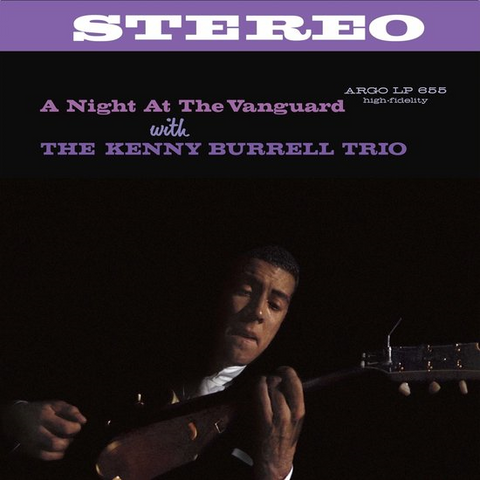 KENNY BURRELL - A NIGHT AT THE VANGUARD (LP - REM24 - 1959)