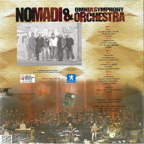 NOMADI - NOMADI & OMNIA SYMPHONY (2LP - live ltd esclusiva - 2007)