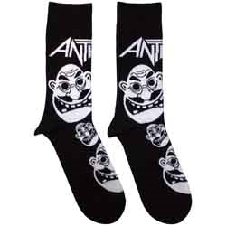 ANTHRAX - FACES PATTERN - CALZINI / TAGLIA 40-45