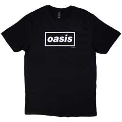 OASIS - DECCA LOGO - NERO - (S) - TSHIRT