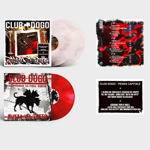CLUB DOGO - PENNA CAPITALE (3LP - TRASPARENTE&ROSSO | REM25 - 2006)