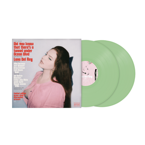 LANA DEL REY - DID YOU KNOW THERE'S A TUNNEL UNDER OCEAN BLVD (2LP - verde | alt cover | indie excl. - 2023)