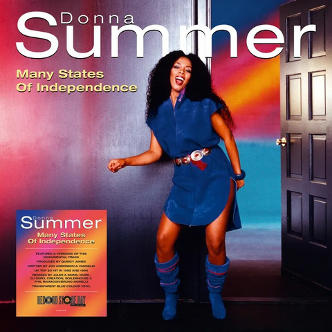 DONNA SUMMER - MANY STATES OF INDEPENDENCE (LP - blue - RSD'24)
