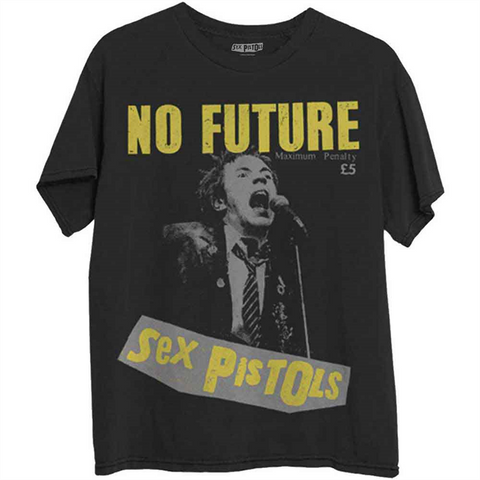 SEX PISTOLS - NO FUTURE - nero - (S) - tshirt