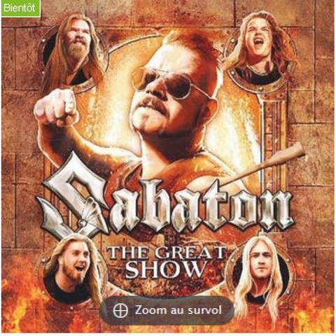 SABATON - THE GREAT SHOW (2021 - dvd+bluray)