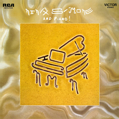 NINA SIMONE - AND PIANO! (LP - coloured hq - 1969)
