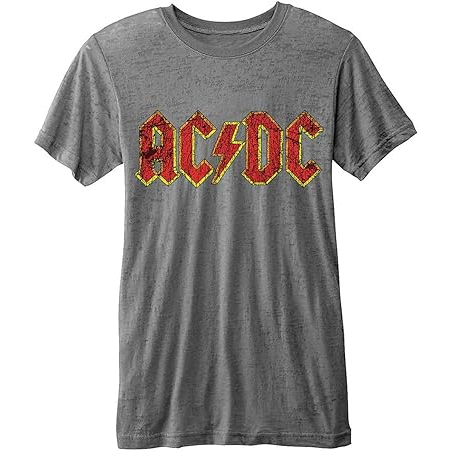 AC/DC - CLASSIC LOGO - grigio - (S) - tshirt