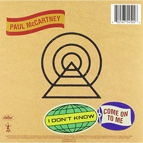 PAUL MCCARTNEY - I DON'T KNOW (12'' - BlackFriday18)