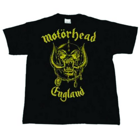 MOTORHEAD - ENGLAND CLASSIC GOLD - Unisex - (M) - T-Shirt