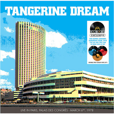 TANGERINE DREAM - LIVE AU PALAIS DES CONGRES 1978 (3LP - CLRD - RSD'23)