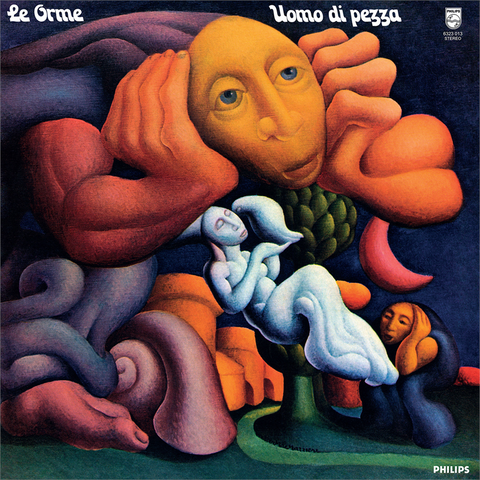 LE ORME - UOMO DI PEZZA (LP - clear blue | ltd.ed - 1972)