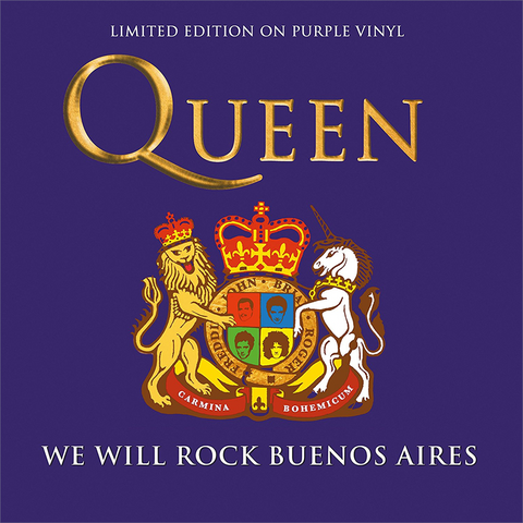 QUEEN - WE WILL ROCK BUENOS AIRES (LP - purple vinyl)