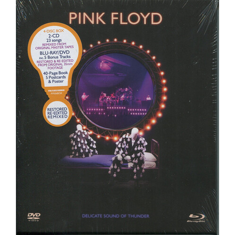 PINK FLOYD - DELICATE SOUND OF THUNDER (1988 - 2cd+blu-ray+dvd)