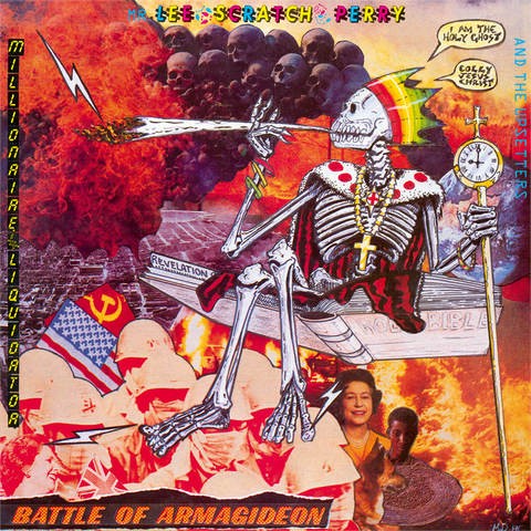 LEE 'SCRATCH' PERRY - BATTLE OF ARMAGIDEON (LP - clrd - 1986)
