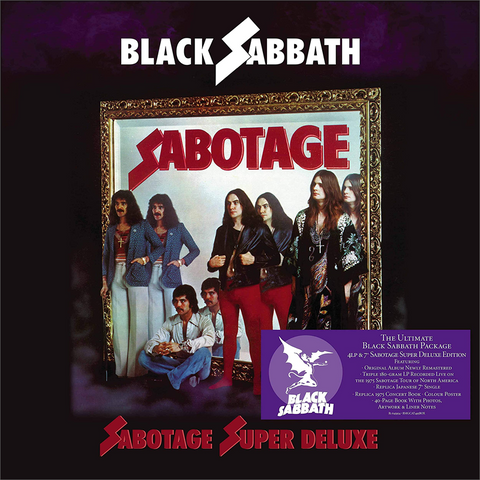 BLACK SABBATH - SABOTAGE (4LP+7’’ - DELUXE | REM’21 - 1975)