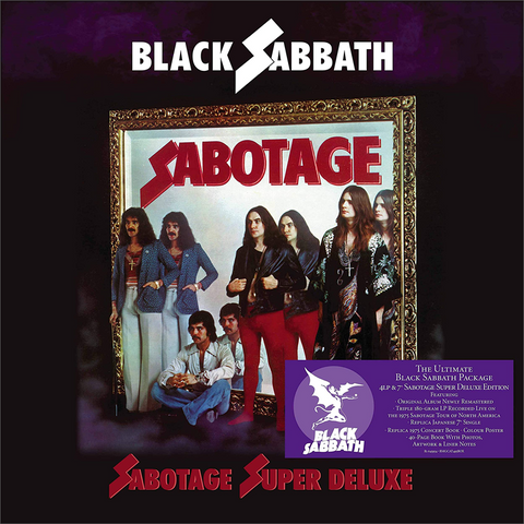 BLACK SABBATH - SABOTAGE (4LP+7’’ - deluxe | rem’21 - 1975)