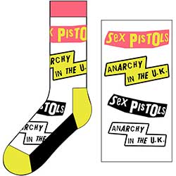 SEX PISTOLS (THE) - Anarchy In The UK -40-45 – bianco/giallo/nero/rosa