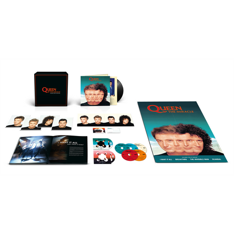 QUEEN - THE MIRACLE: COLLECTOR’S (LP+5CD - DVD+BLURAY | REM22 - 1989))